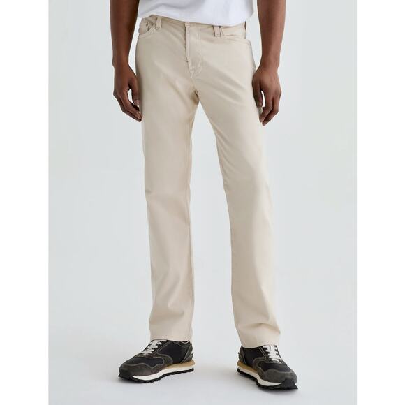 AG Graduate Preppy Sueded Tailored Leg Men's 36x32 NWOT $198 Natural Ivory